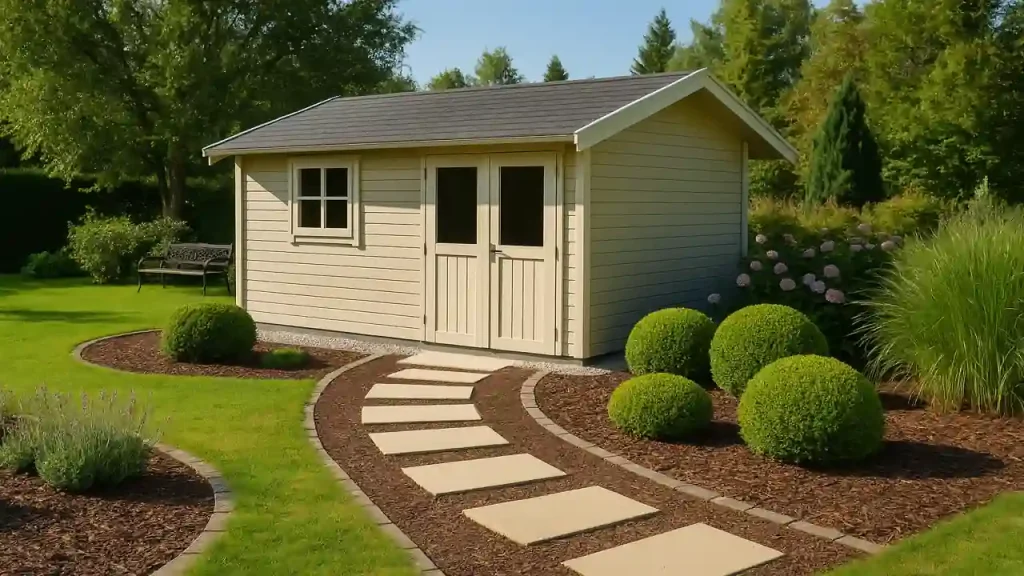 Aménagement abri de jardin