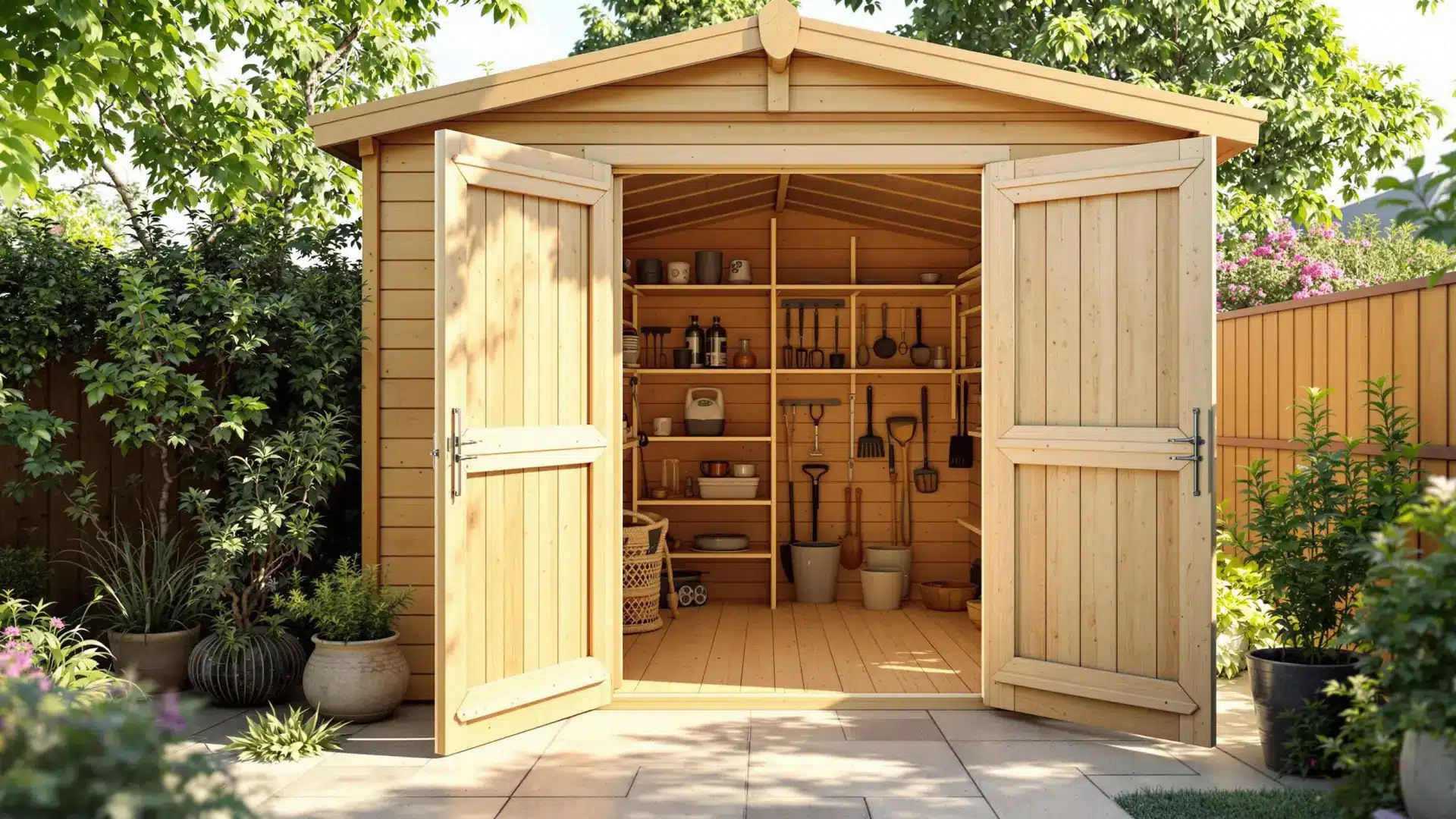 Pourquoi lasurer l’intérieur d’un abri de jardin ?